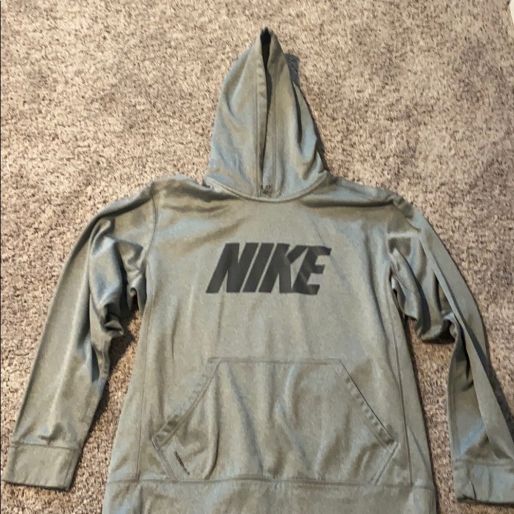 Nike Gray Dri fit Hoodie